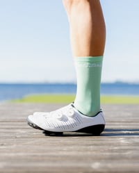 Image 1 of PASTEL MINT 7 INCH TALL SOCK 2024