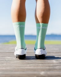 Image 3 of PASTEL MINT 7 INCH TALL SOCK 2024