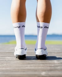 Image 3 of White 7 inch tall AntiDrag sock 2024