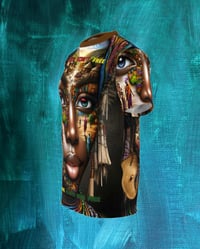 Image 3 of "My Village is Within Me"  all over print T-SHIRT S -3XL by Clothing with meaning Myz T's