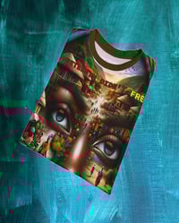 Image 5 of "My Village is Within Me"  all over print T-SHIRT S -3XL by Clothing with meaning Myz T's