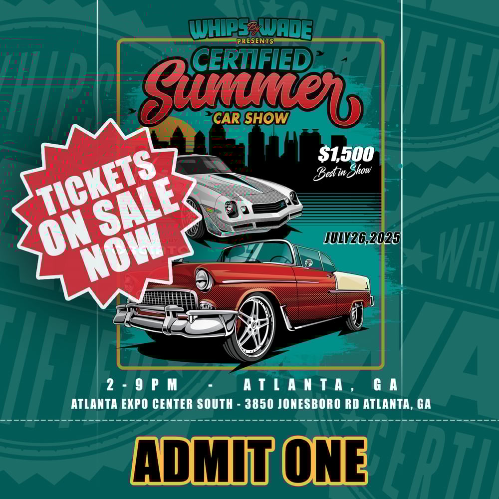 General Admission : CERTIFIED SUMMER CAR SHOW