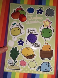 Image 1 of B GRADE Junimo A5 Sticker Sheet