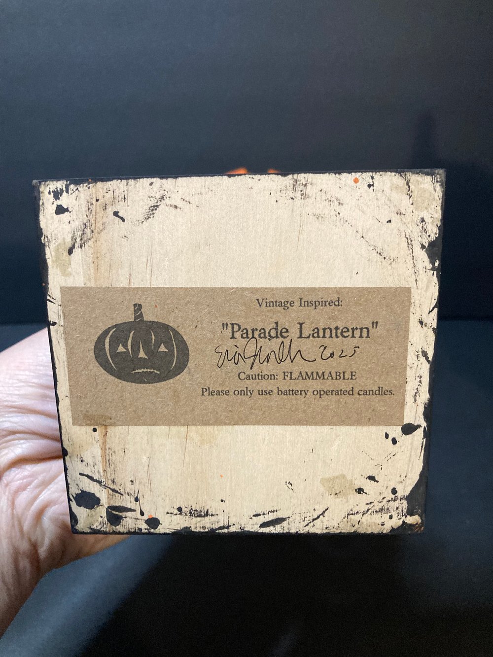 Small Vintage Inspired Halloween Parade Lantern