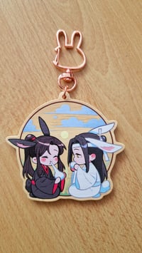Image 2 of Wangxian Wooden Charm