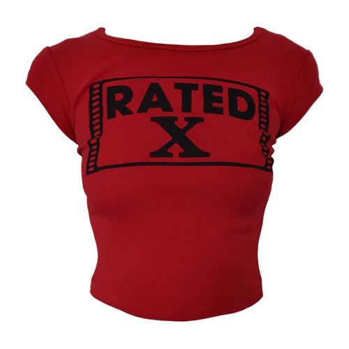Image of RATED X BABY TEE - PRE-ORDER