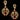 OPÉRA Earring - Red Stones