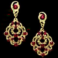 OPÉRA Earring - Red Stones