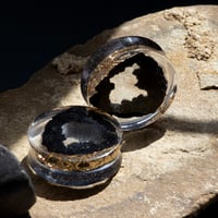 Image 3 of 38MM (1.49") Plugs - Epoxy Resin GEODE Collection - Stretched Ears