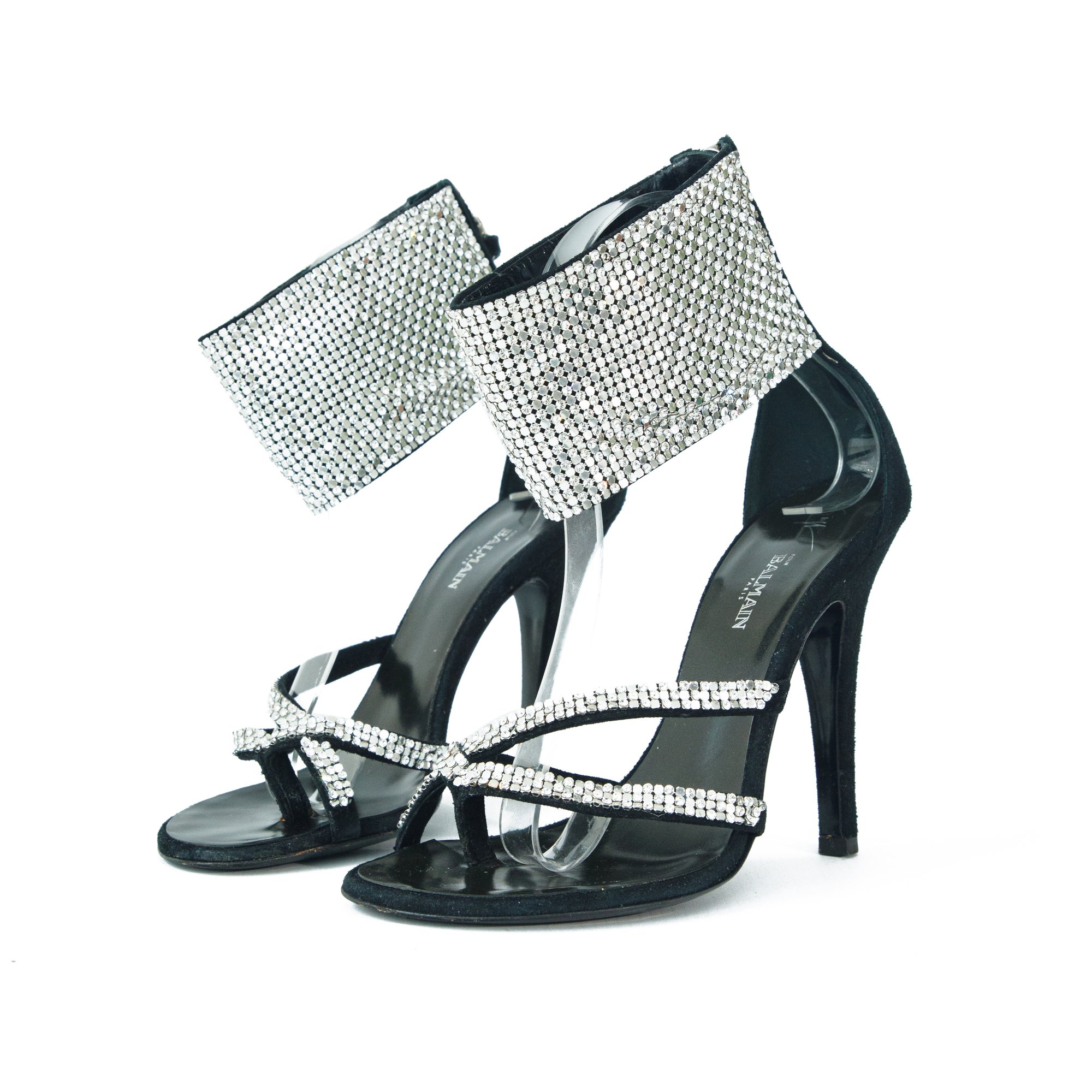 Image of Balmain x Giuseppe Zanotti 2009 Studded Heels