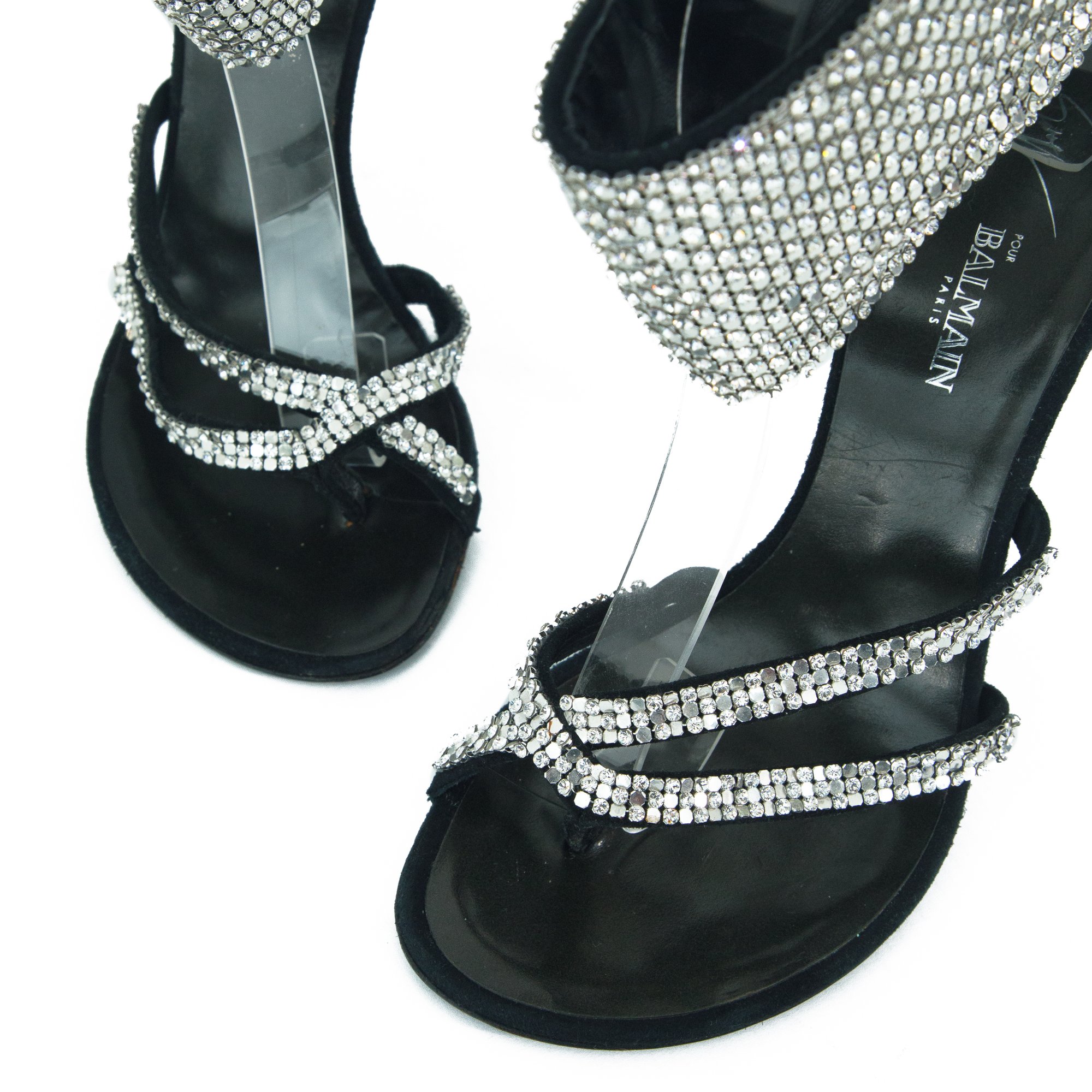 Image of Balmain x Giuseppe Zanotti 2009 Studded Heels