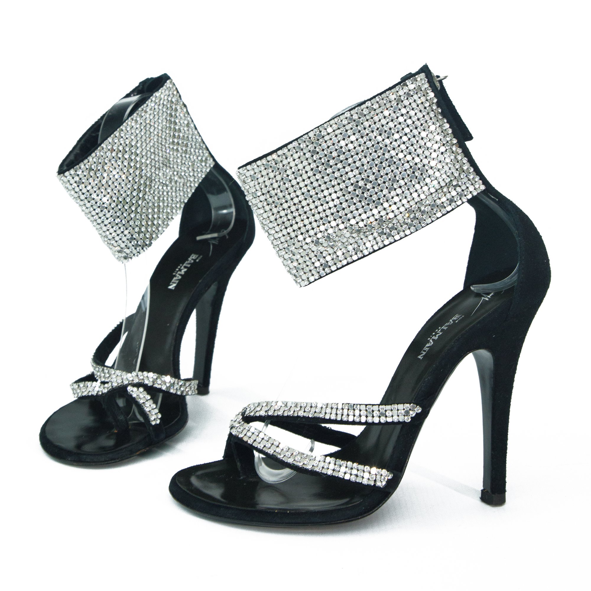 Image of Balmain x Giuseppe Zanotti 2009 Studded Heels