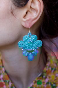 Image 1 of Mini Earrings - Lagon 