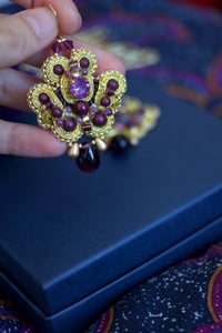 Image 3 of Just like magic - boucles d'oreilles métallisées - Fermoirs dormeuses Gold Filled 14 ct
