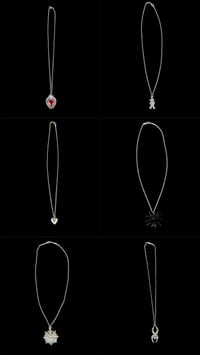 Image 4 of Variety goth single charm necklaces