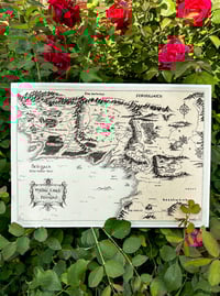 Image 1 of Middle Earth and Beleriand Fine art print 