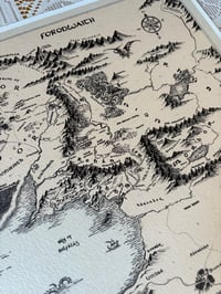 Image 2 of Middle Earth and Beleriand Fine art print 