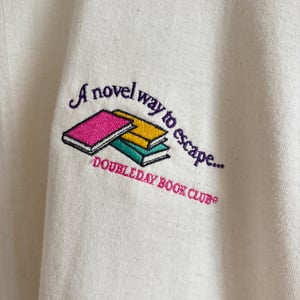 Image of Doubleday Book Club Embroidered T-Shirt