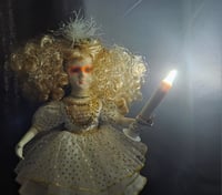 Image 4 of Ballerina Porcelain Artist Doll "Julia" With Light 
