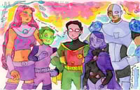 can't believe you'd rather be on your own - watercolor painting