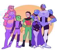 teen titans print