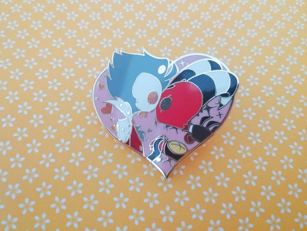 Image of Heart Enamel Pin (4cm)
