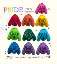 Image 2 of Felt Puppy Keychains