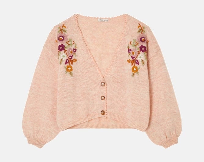 Image of Cardigan Lunami color blush Louise Misha