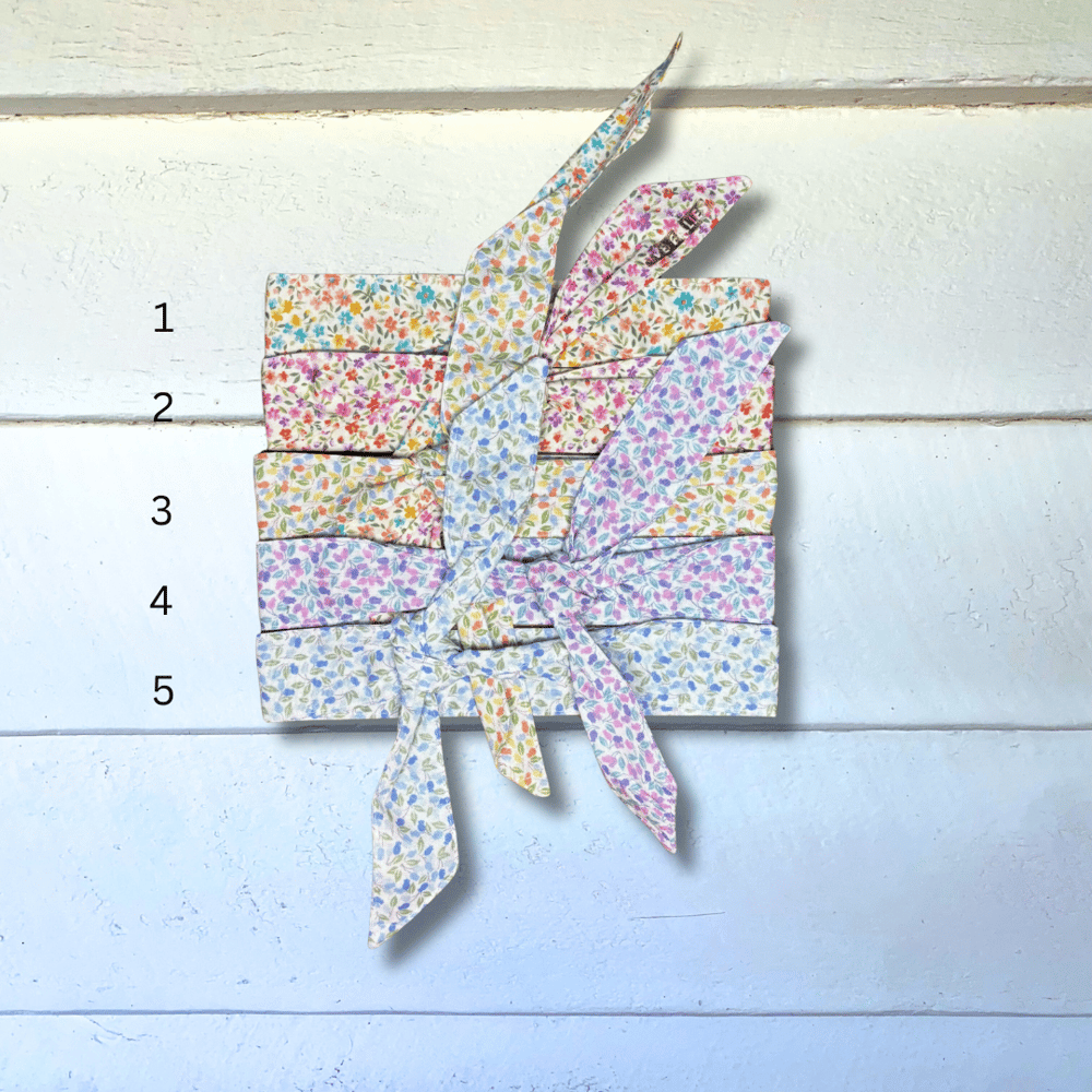 Image of Berry Floral Mini Neckties