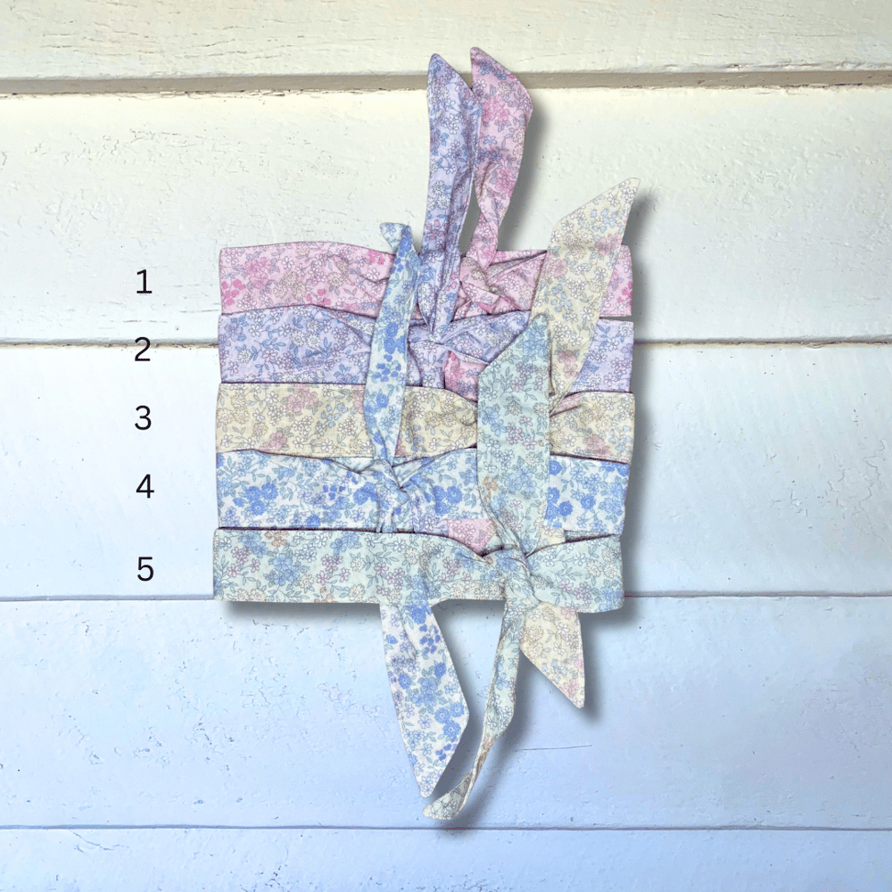 Image of Tiny Multi Floral Mini Neckties