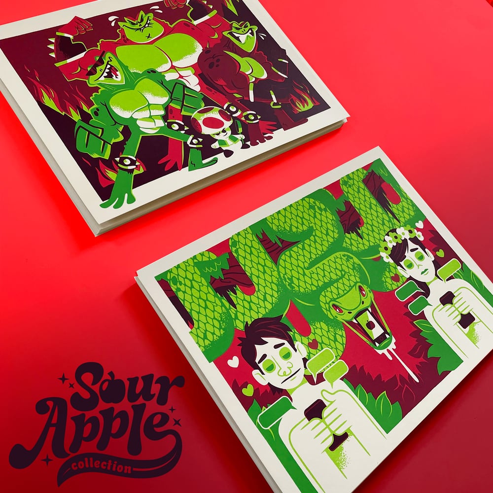 Image of Sour Apple Collection: 8"x6" Prints Set B