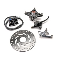 CHIMERA BOLT ON FRONT DISC BRAKE CONVERSION KIT, OEM WHEEL/FORKS - Honda Navi 110 (ALL YEARS)