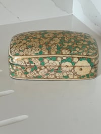 Image 1 of Vintage Paper Mache Box 
