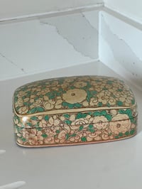 Image 2 of Vintage Paper Mache Box 