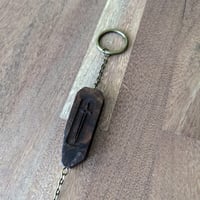 Image 4 of  House Charm - Sword with Macrame Tassel - Black Walnut II