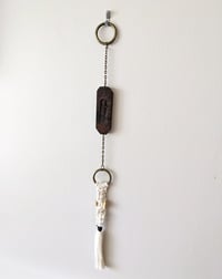 Image 2 of  House Charm - Sword with Macrame Tassel - Black Walnut III