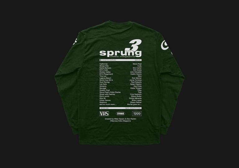 Sprung 3 X Shredder Long Sleeve T-Shirt Image 2