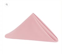 Dusty  pink table napkins 