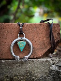 Image 3 of WL&A Handmade Old Style Gem Webbed Royston Warrior Naja - Size 3" x 2.5" #1