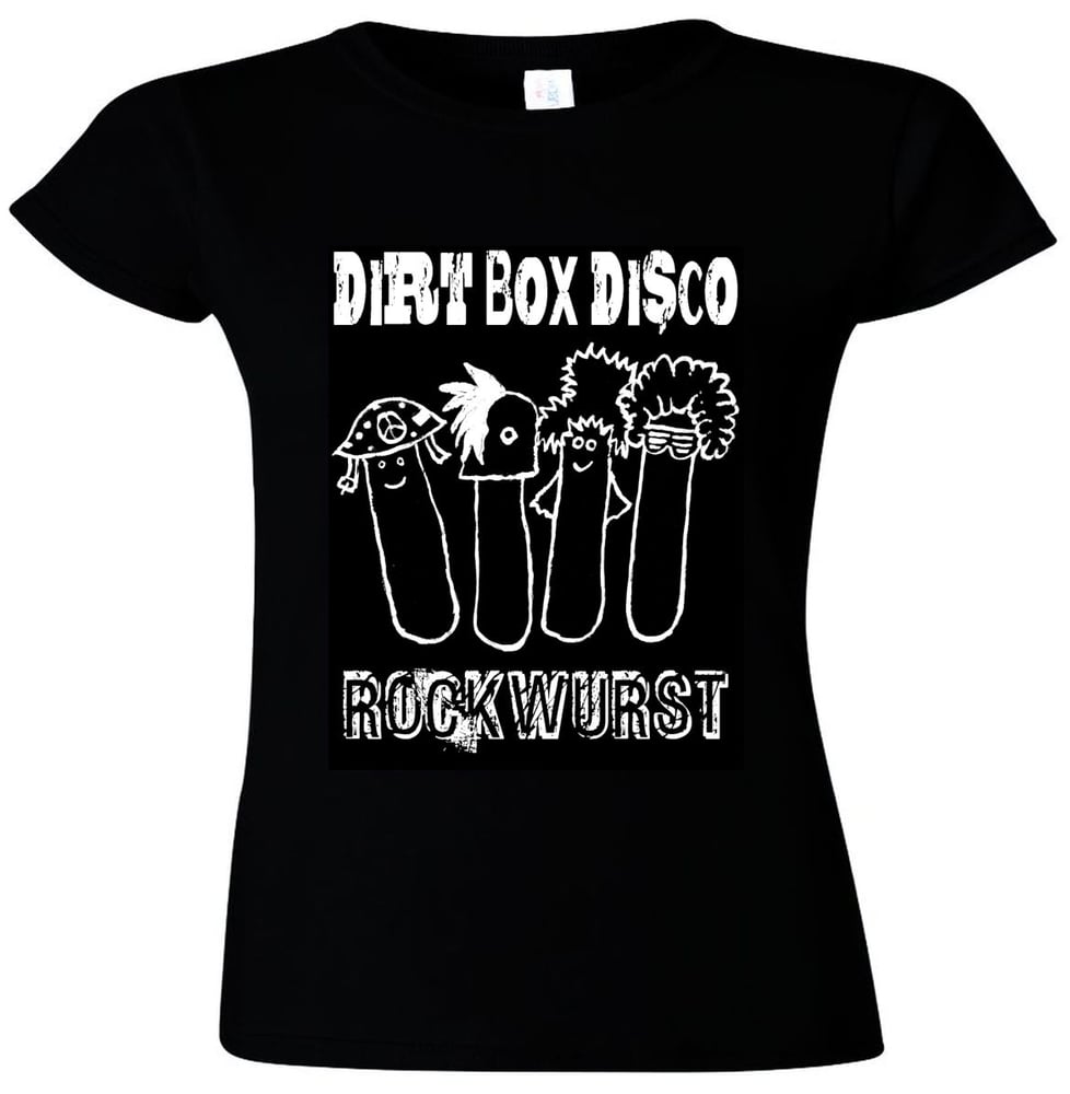 Image of Dirt Box Disco - 'Rockwurst' - Ladies Fit T-shirt (2XL)