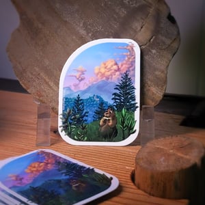 Image of Groundhog Summer - 3in vinyl stickers