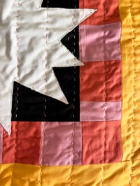 Image 2 of Bright Spark Wall hanging- Yellow and pink 