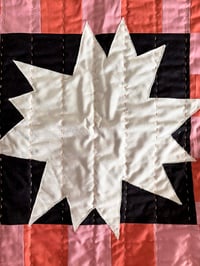 Image 4 of Bright Spark Wall hanging- Yellow and pink 
