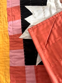 Image 3 of Bright Spark Wall hanging- Yellow and pink 