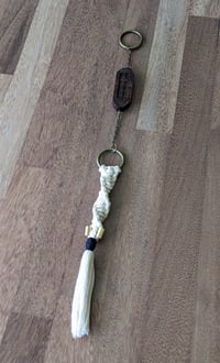 Image 4 of  House Charm - Sword with Macrame Tassel - Black Walnut IV