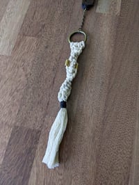 Image 2 of House Charm - Bardiche with Macrame Tassel - Black Walnut I