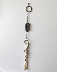 Image 4 of House Charm - Bardiche with Macrame Tassel - Black Walnut I