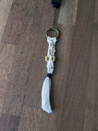 Image 4 of House Charm - Bardiche with Macrame Tassel - Black Walnut II