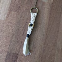 Image 2 of House Charm - Bardiche with Macrame Tassel - Black Walnut III