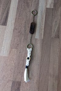 Image 1 of House Charm - Bardiche with Macrame Tassel - Black Walnut III
